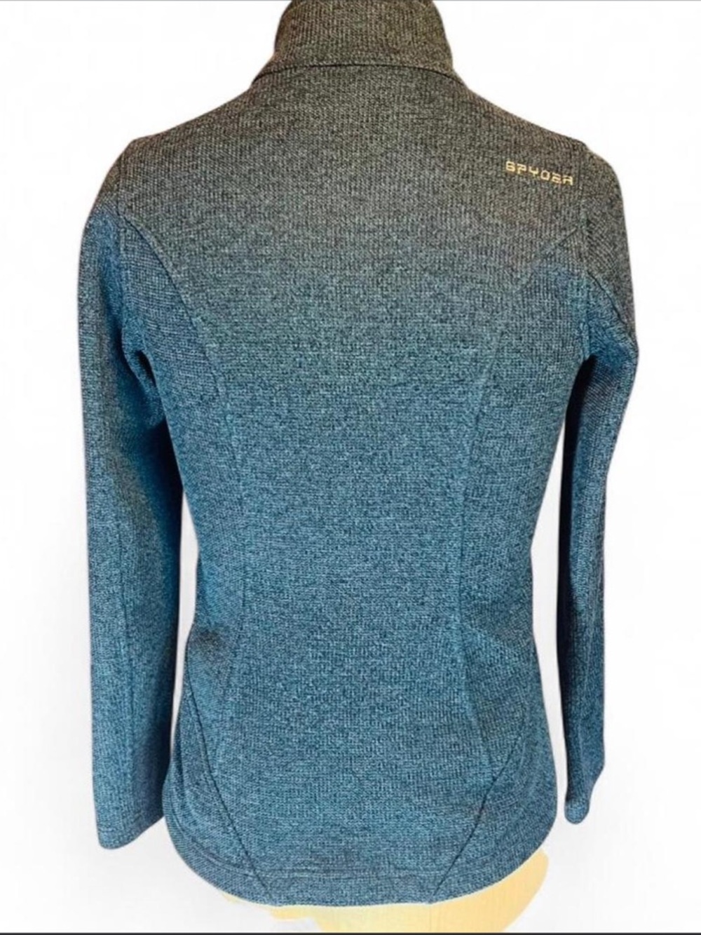 💙 Spyder Heather Blue Endure Full Zip Stryke Fleece Jacket - Picture 3 of 7